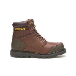 Men's Caterpillar Allerton Boots Brown | 592076-PNV