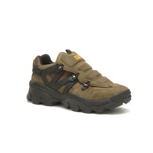 Men's Caterpillar Alpha Sneakers Dark / Olive | 328514-KIC