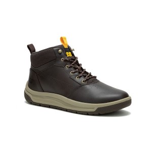 Men's Caterpillar Apa Cush Sport Boots Coffee | 231654-XNJ