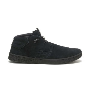 Men's Caterpillar CODE Pause Mid Sneakers Black | 487239-XNG