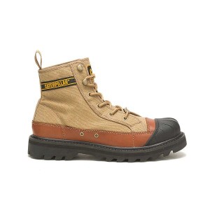 Men's Caterpillar Cat Footwear x Nigel Cabourn Omaha Boots Brown | 795028-LTC