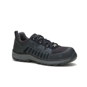 Men's Caterpillar Charge S3 HRO SRC+ESD Work Shoes Black | 105647-ILU