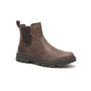 Men's Caterpillar Chelsea Boots Boots Coffee | 689274-TGO