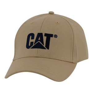 Men's Caterpillar Classic Logo Hats Brown | 246058-KSL