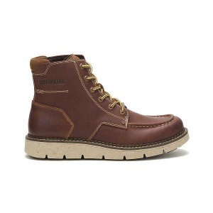 Men's Caterpillar Covert Boots Brown | 480319-QOZ