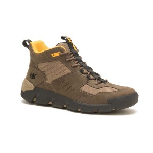 Men's Caterpillar Crail Sport Mid Boots Brown | 618902-LDN