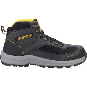 Men's Caterpillar Elmore Mid Steel Toe S1P Work Boots Grey | 825047-LJQ