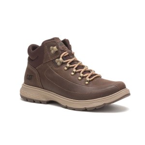 Men's Caterpillar Forerunner Boots Chocolate | 210598-POL