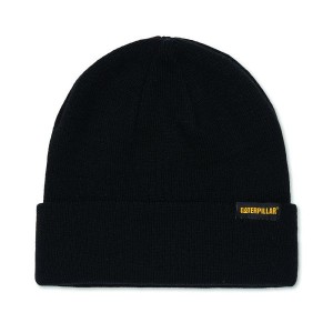 Men's Caterpillar Foundation Knit Hats Black | 357109-ZAW