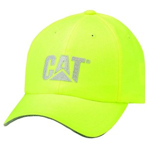 Men's Caterpillar Hi-Vis Trademark Caps Light / Yellow | 850762-MNG