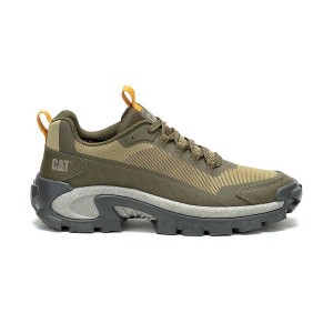 Men's Caterpillar Intruder Lightning Mesh Sneakers Dark / Olive | 654928-WOD