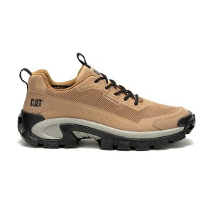 Men's Caterpillar Intruder Lightning Mesh Waterproof Sneakers Brown | 562387-XTL