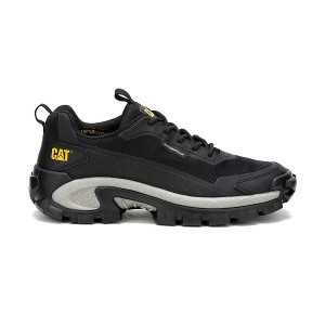 Men's Caterpillar Intruder Lightning Mesh Waterproof Sneakers Black | 652901-EOQ