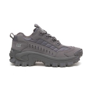 Men's Caterpillar Intruder Sneakers Grey | 179058-QLD