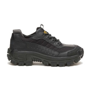 Men's Caterpillar Invader Steel Toe Work Shoes Black | 340782-UZP