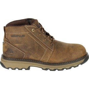 Men's Caterpillar Parker Steel Toe S1P HRC SRA Work Boots Brown | 960245-VQU