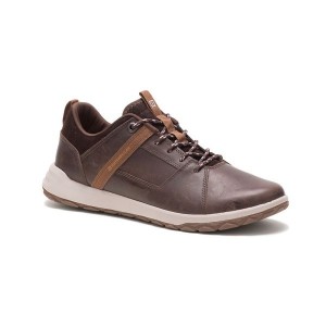 Men's Caterpillar Quest Mod Sneakers Coffee | 540216-OFD