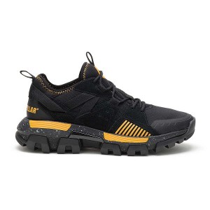 Men's Caterpillar Raider Sport Sneakers Black / Yellow | 954107-CDN