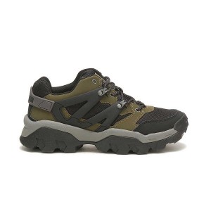 Men's Caterpillar Reactor Sneakers Dark / Olive / Black | 186497-XND