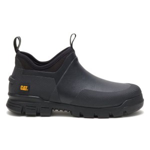 Men's Caterpillar Stormers Rubber Boots Black | 963057-VTN