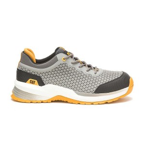 Men's Caterpillar Streamline 2.0 Composite Toe Work Shoes Grey | 672805-TYA