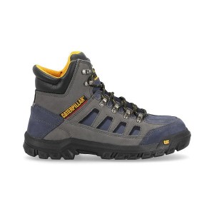 Men's Caterpillar Threshold CAG ST M4M Industrial Work Boots Grey / Navy | 078391-AUR