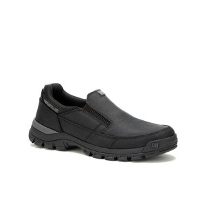 Men's Caterpillar Threshold Slip On Black | 753406-LQW