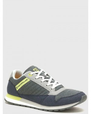 Men's Caterpillar Ventura Sneakers Green / Navy | 875304-JPU