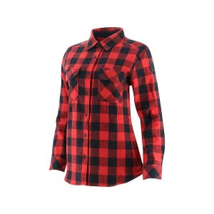 Women's Caterpillar Buffalo Check Heavyweight Shirts Red | 618430-YKD