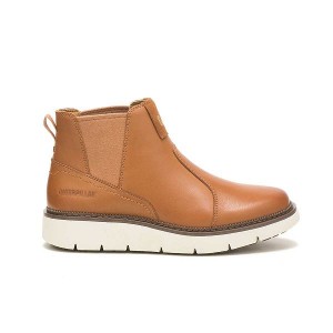 Women's Caterpillar Chariot Chelsea Boots Brown | 064159-XDU