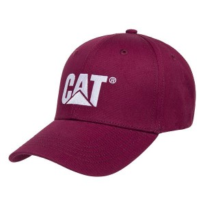 Women's Caterpillar Classic Logo Hats Red | 849203-RKY