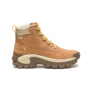 Women's Caterpillar Intruder Ply Boots Brown | 340695-MCR