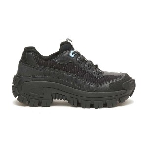 Women's Caterpillar Invader Steel Toe Work Shoes Black / Light / Blue | 561043-ZHR