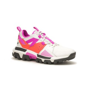 Women's Caterpillar Raider Sport Supercharged Sneakers White / Deep / Red | 412837-QOY