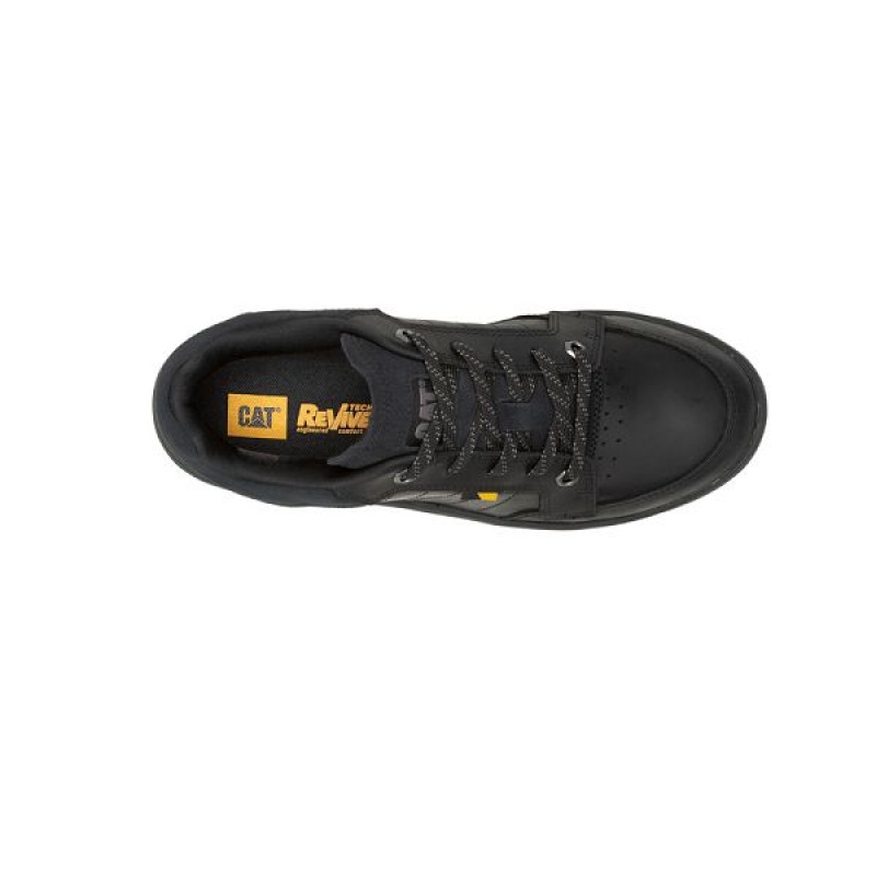 Men's Caterpillar Apa Cush Sneakers Black | 473915-ABN