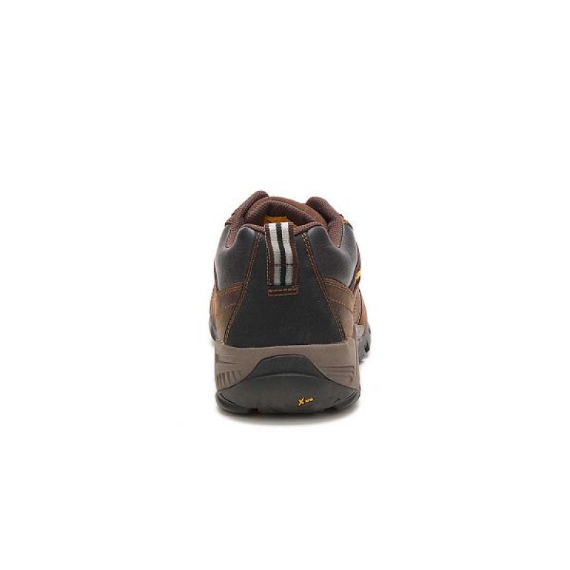 Men's Caterpillar Argon Composite Toe Work Shoes Dark / Brown | 765038-DUY