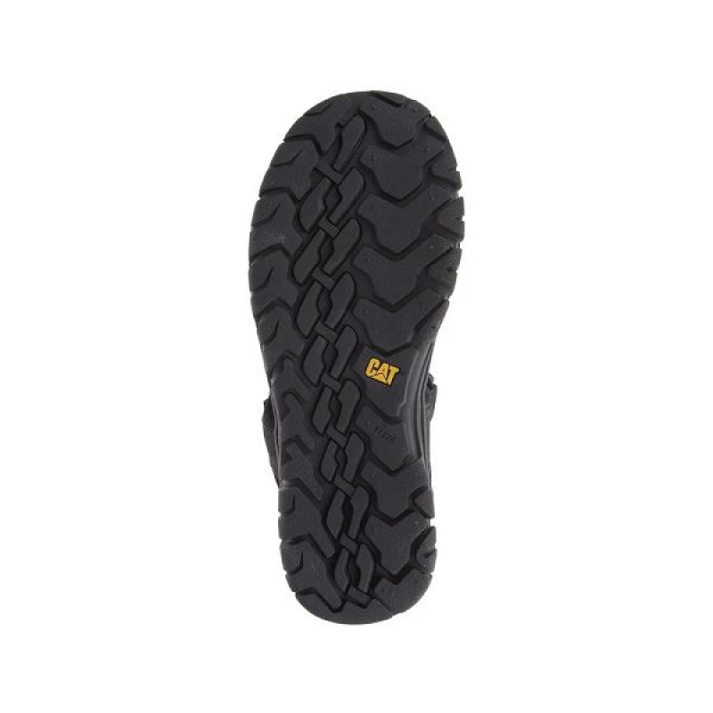 Men's Caterpillar Atchison Cat Sandals Black | 036287-POT