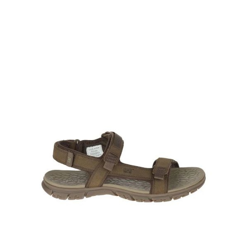 Men's Caterpillar Atchison Cat Sandals Brown | 364025-XGN