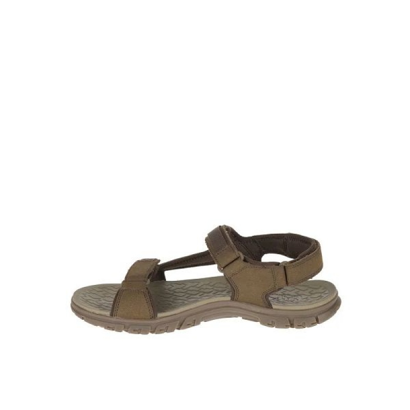 Men's Caterpillar Atchison Cat Sandals Brown | 364025-XGN