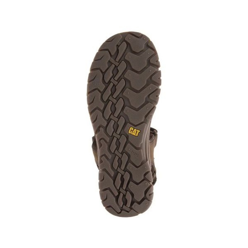 Men's Caterpillar Atchison Cat Sandals Brown | 364025-XGN