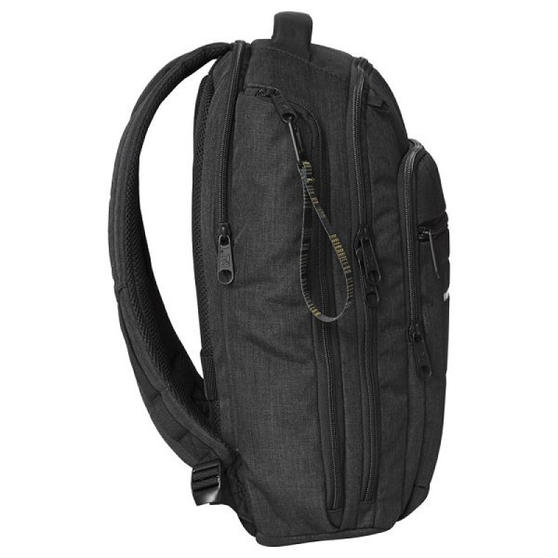 Men's Caterpillar B. Holt Business Backpack Black | 123507-VOS