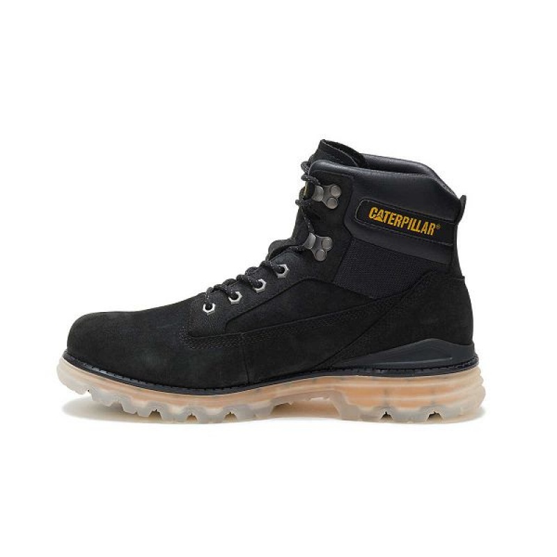 Men's Caterpillar Baseplate Boots Black | 786405-MEG