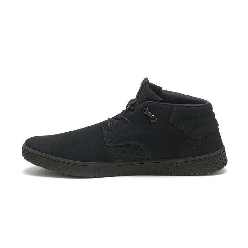 Men's Caterpillar CODE Pause Mid Sneakers Black | 487239-XNG