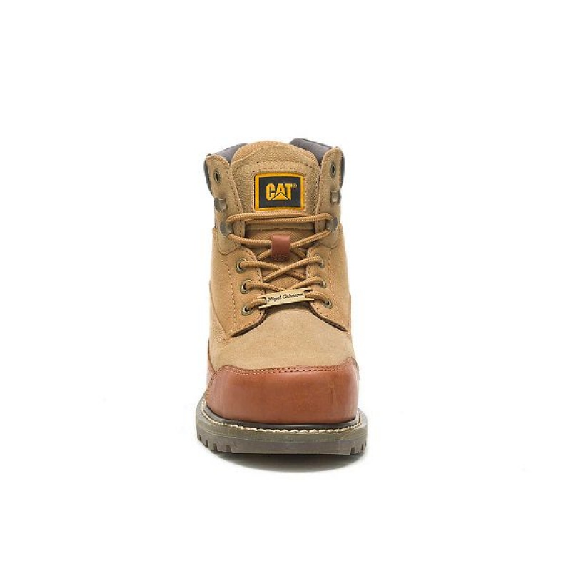 Men's Caterpillar Cat Footwear x Nigel Cabourn Utah Boots Brown | 728153-PXD