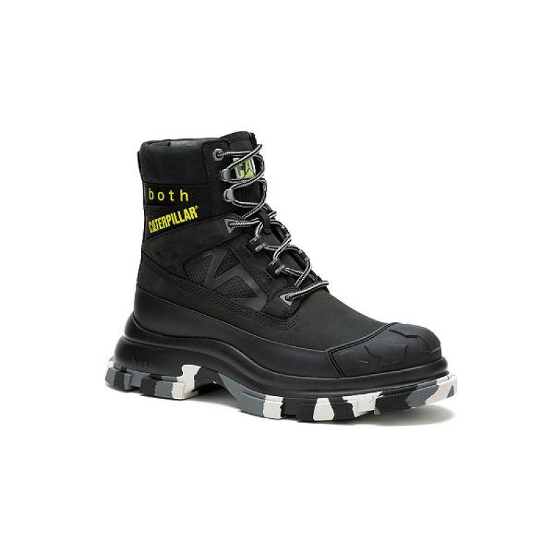 Men's Caterpillar Cat Footwear x both GAO Pioneer Boots Black | 371492-WRG