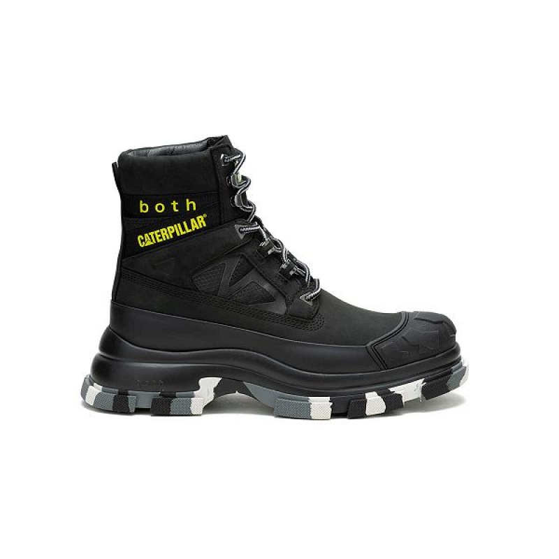 Men\'s Caterpillar Cat Footwear x both GAO Pioneer Boots Black | 371492-WRG