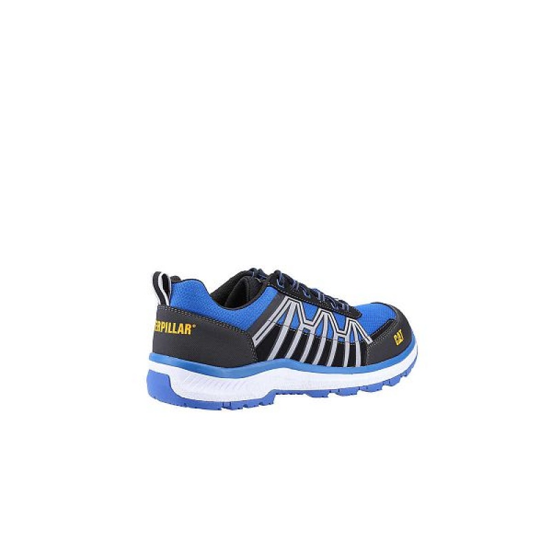 Men's Caterpillar Charge S3 HRO SRC+ESD Work Shoes Blue | 471602-CEX