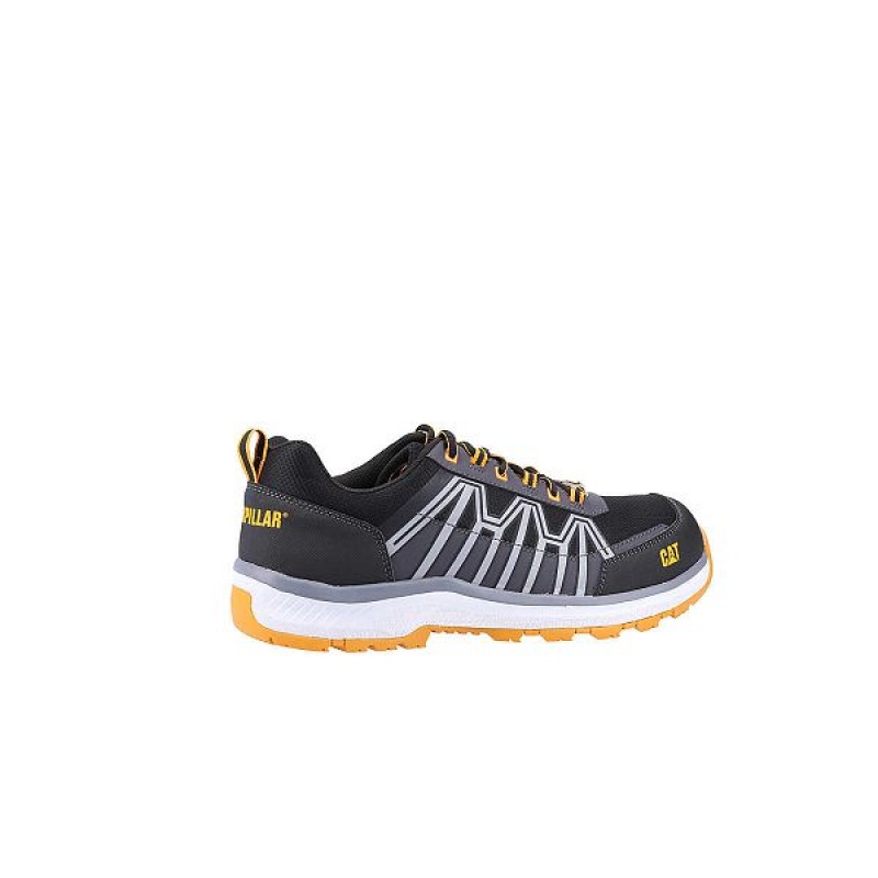 Men's Caterpillar Charge S3 HRO SRC+ESD Work Shoes Orange | 498207-KWY