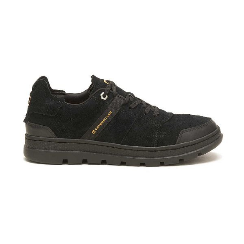 Men\'s Caterpillar Cite Low Sneakers Black | 531249-COP