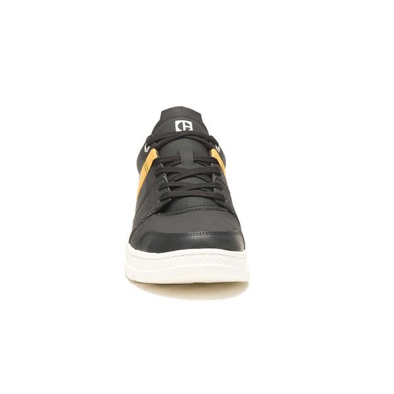 Men's Caterpillar Cite Low Sneakers Black | 815340-ROI